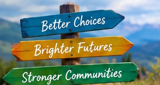 People connected in a community setting
